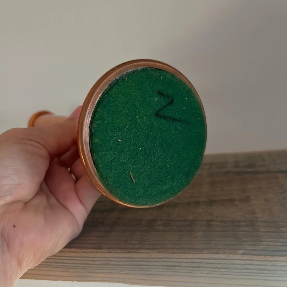 Elegant Copper Bud Vase